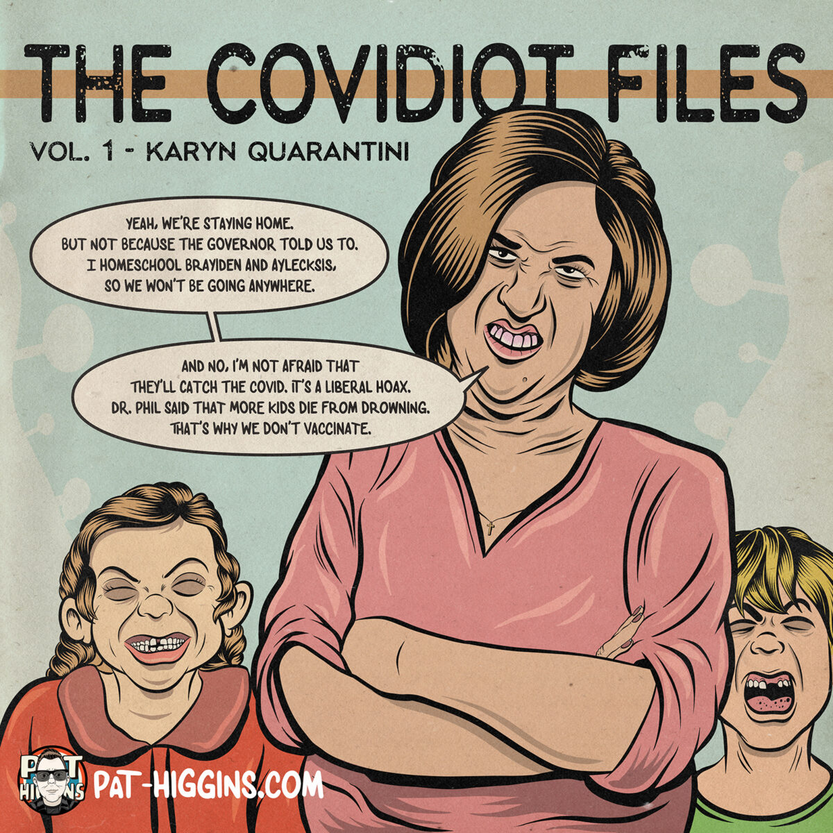 The Covidiot Files – 1 – Editorial Cartoon